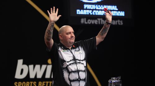 Robbie Green beim Grand Slam of Darts