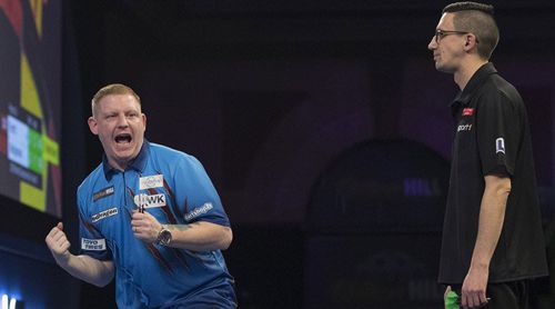 Robert Marijanovic schied in der 1. Runde der Darts WM 2019 aus