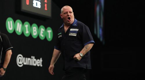 Robert Thornton bot Daryl Gurney ein Duell auf Augenhöhe, unterlag jedoch letztlich