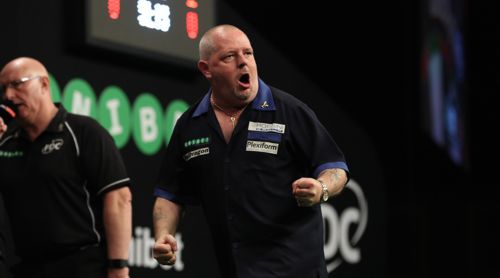 Robert Thornton brüllt sich ins Viertelfinale des PDC World Grand Prix