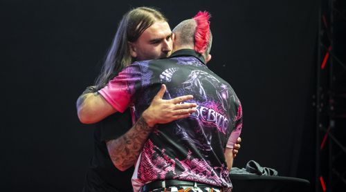 Ryan Searle und Peter Wright
