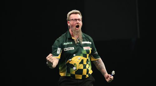 Simon Whitlock bewies am ersten Spieltag der Premier League warum er nominiert wurde