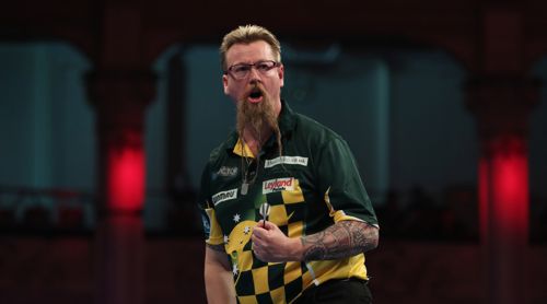 Simon Whitlock ist auch 2017 der beste australische Dartspieler