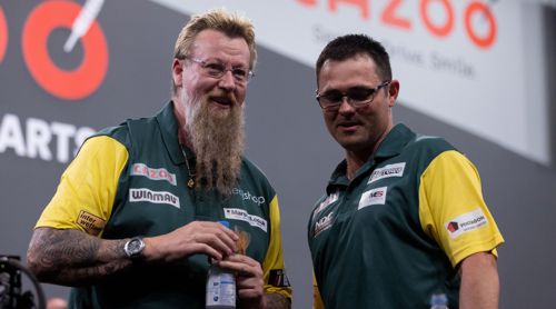 Simon Whitlock und Damon Heta World Cup of Darts