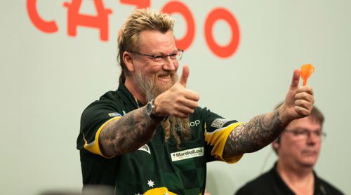 Simon Whitlock Daumen hoch