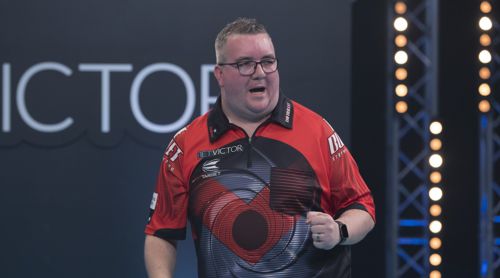 Stephen Bunting sprang für Gary Anderson ein