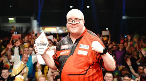 Stephen Bunting mit seinem ersten Turniersieg auf der European Tour