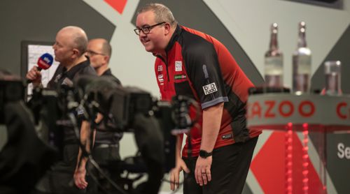 Stephen Bunting enttäuscht über sein Ausscheiden