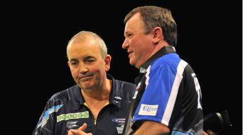 Terry Jenkins und Phil Taylor