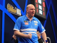 Vincent van der Voort bei der PDC Darts WM 2015