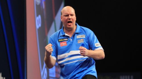 Vincent van der Voort zog in das Achtelfinale der PDC Weltmeisterschaft ein