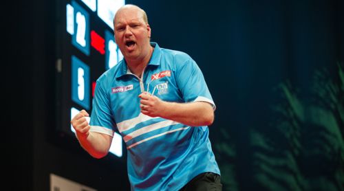 Vincent van der Voort und Adrian Lewis