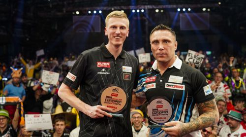 Wessel Nijman gewann in Göttingens gegen Gerwyn Price sein erstes Turnier auf der European Tour