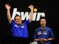 Team Japan mit Haruki Muramatsu & Morihiro Hashimoto erwartet in der zweiten Runde die Mannschaft der Engländer