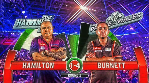 Andy Hamilton verliert gegen Richie Burnett PDC Dart WM