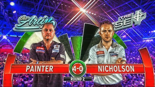 Kevin Painter schlägt Paul Nicholson PDC Dart WM