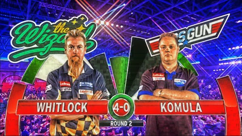 Simon Whitlock besiegt Jarkko Komula PDC Dart WM