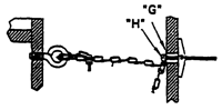 Dart machine tilt dowel