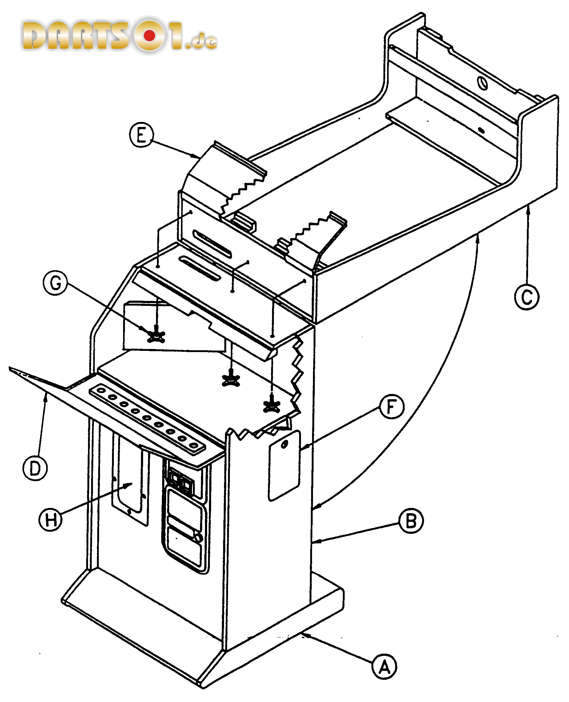 Ersatzteile Löwen Dartautomat SM-94