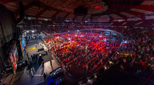 Die Europameisterschaft in der Dortmunder Westfalenhalle