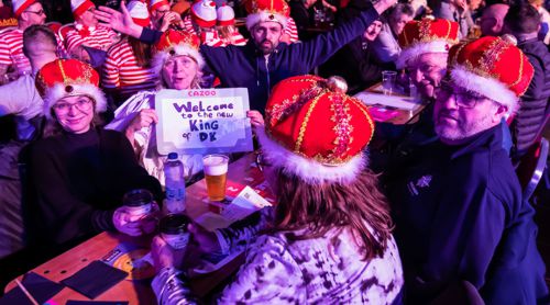 Dartsfans beim PDC Masters