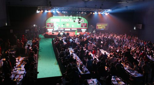 Im Wellsprings Centre, Taunton, fand 2005 unter anderem die Premier League Darts statt