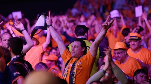 Alles orange in Rotterdam