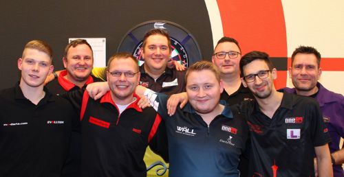 Nico Kurz, René Berndt, Stefan Stoyke, Kevin  Münch, Martin Schindler, Dragutin Braco Horvat, Robert Marijanovic und Maik Langendorf