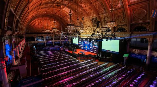 Das World Matchplay findet vom 19. bis 27. Juli im Emperess Ballroom des Winter Gardens von Blackpool statt
