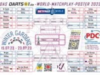 World Matchplay Spielplan-Poster