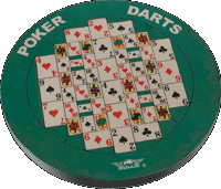 Poker Dartscheibe
