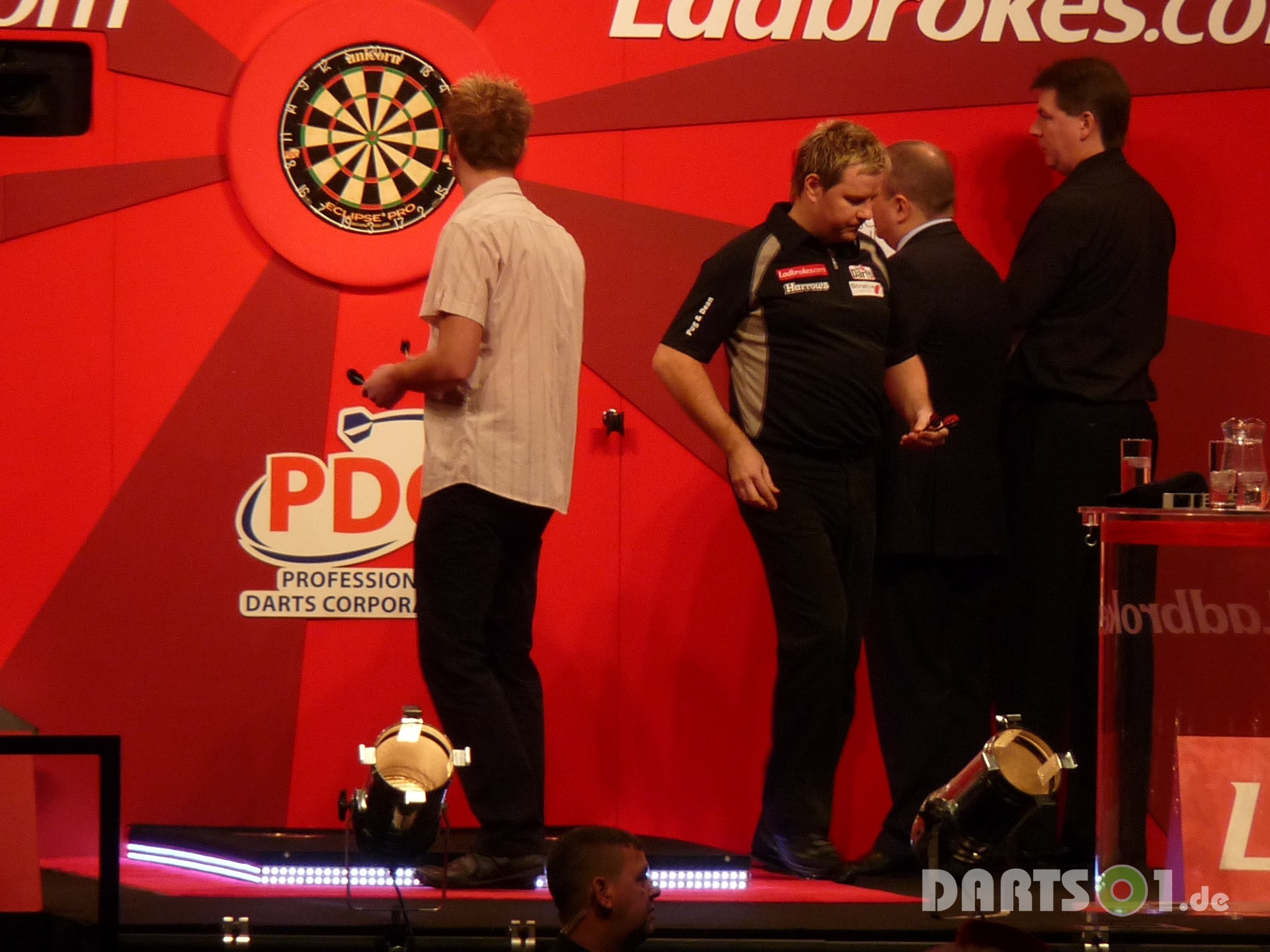 Andree Welge bei der Dart WM 2010