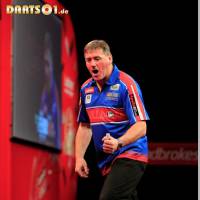 John Bowles bei der World Darts Championship 2013