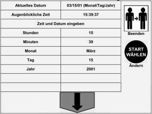 Dartautomat Zeit