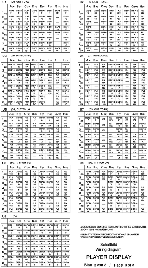 Display Wiring diagram