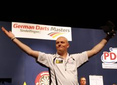 Mickey Mansell beim German Darts Masters 2012