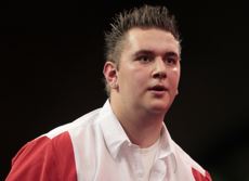 Kevin Münch bei der PDC Darts WM 2012